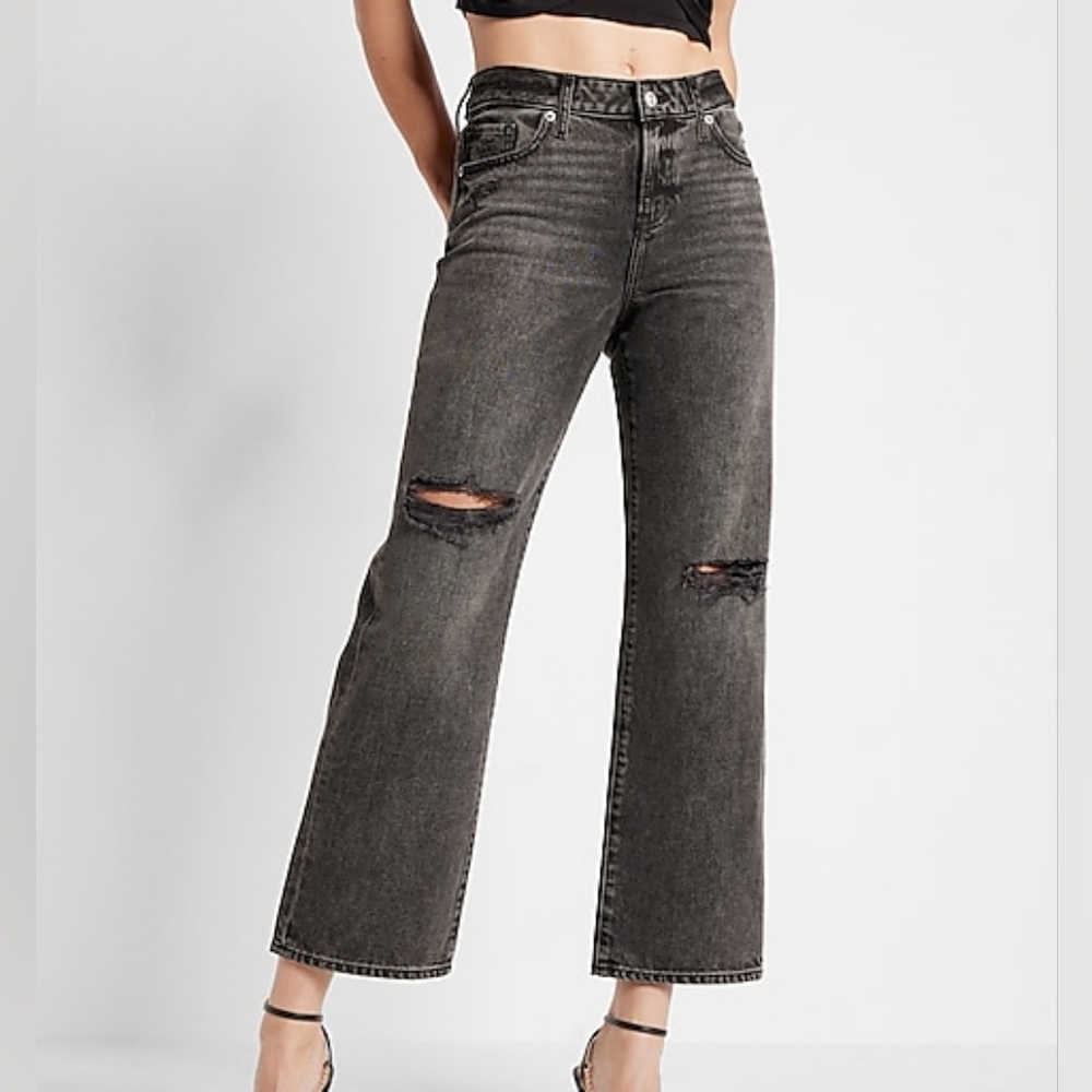 Express 90's Ankle Boot Jeans.